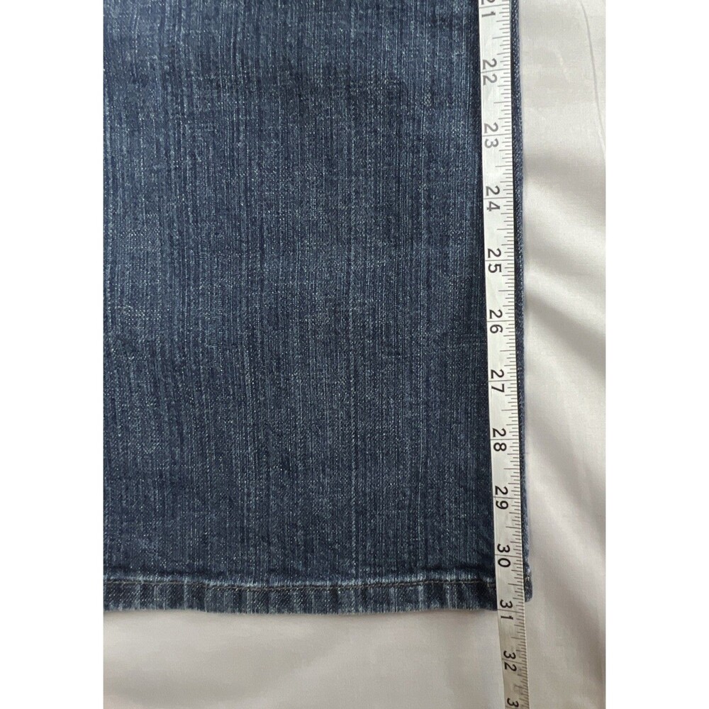 X2 Denim Laboratory Jeans W10 Flare Distressed Size 4 Long - Picture 5 of 9